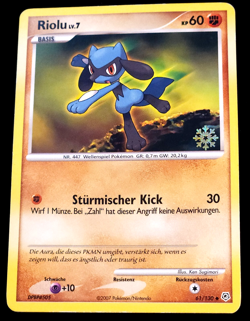 Pokemon tcg Countdown Calendar Promo- Riolu 61/123- German - Image 3