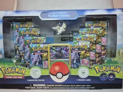 Pokemon 2022 Pokemon Go Radiant Eevee Premium Collection 8 BOOSTER PACKS - Image 1