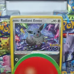 Pokemon 2022 Pokemon Go Radiant Eevee Premium Collection 8 BOOSTER PACKS - Image 4