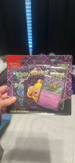 Pokemon Paldean Fates (SV4.5) Tech Sticker Collection Display Case 36 PACKS!! - Image 3