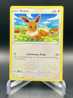Eevee 205/264 Sword & Shield Fusion Strike (2021) Common Pokemon TCG NM/M - Image 1