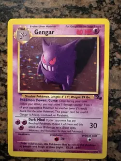 Gengar 5/62 Holo Rare Pokemon TCG Fossil WOTC NM Condition - Image 1