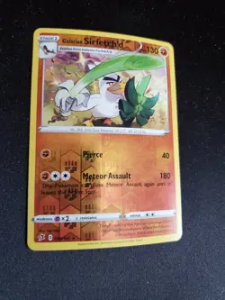 Galarian Sirfetch'd - Pokemon Rebel Clash - Reverse Holo #095/192 - NM/MT - Image 1