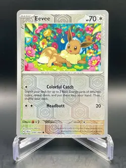 Eevee 050/064 Scarlet & Violet Shrouded Fable Reverse Holo Common Pokemon TCG NM - Image 1