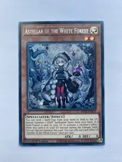 MP25-EN079 Astellar of The White Forest Prismatic Secret Rare 1st Ed YuGiOh - Image 1