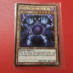 Caius the Shadow Monarch PGLD-EN066! Gold Rare LP! - Image 1