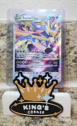 Pokemon Crown Zenith 2 Card Lot : Zacian VStar And Zamazenta VStar - Image 3