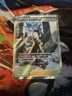 Pokemon TCG Cynthia's Ambition GG60/GG70 Crown Zenith: Galarian Gallery NM Card - Image 1