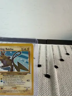 Pokemon TCG Shining Raichu Neo Destiny Holo Card 111/105 Secret Rare - Image 3