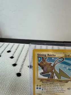 Pokemon TCG Shining Raichu Neo Destiny Holo Card 111/105 Secret Rare - Image 4