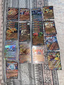 25 Pokemon Fire Energy Ex Cards Battle Deck Set, Lot, NM - Image 1