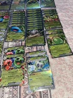 46 Pokemon Leaf Energy Battle Deck Ex Cards Lot Bundle NM - Image 5
