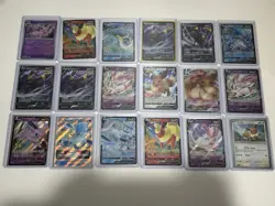 Pokemon Cards Lot - All Eeveelution Hits! V/Vstar/Pokeball Holo Set of 18 Cards - Image 1