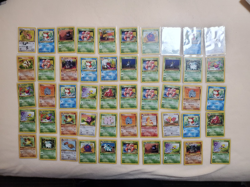 50 CARDS LP Jungle 1st Edition - Unlimited Pokemon Card Lot Vintage WOTC - Image 1