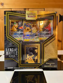 Pokemon TCG League Battle Deck Pikachu and Zekrom GX New Sealed Cards - Image 1