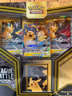 Pokemon TCG League Battle Deck Pikachu and Zekrom GX New Sealed Cards - Image 2