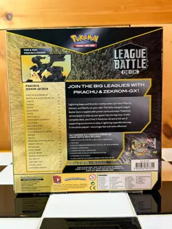Pokemon TCG League Battle Deck Pikachu and Zekrom GX New Sealed Cards - Image 5