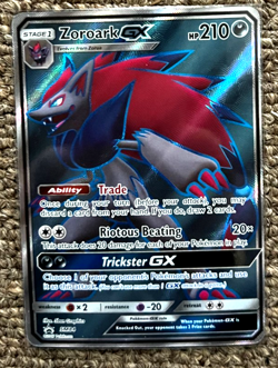 ZOROARK GX SM84 FULL ART HOLO SUN & MOON PROMO POKEMON CARD NM - Image 1