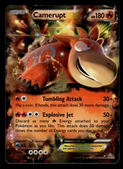 Camerupt EX 29/160 Ultra Rare Primal Clash Pokemon Card - Image 1