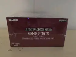 One Piece Card Game A FIST OF DIVINE SPEED OP11 Booster Box English SEALED - Image 3