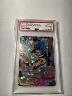 Dragon Ball Z SSB Gogeta, Critical Combination P-118 - PR Promo Card PSA 10 - Image 1