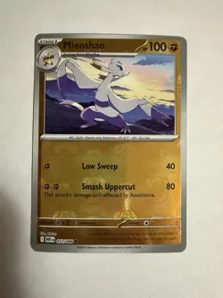 Mienshao (Master Ball Pattern) 053/086 Pokemon Uncommon SV: White Flare Card NM - Image 1