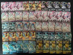 100 Eevee Series V Vmax Vstar Holo Arts Lot Set Pokemon Japanese Cards K831 - Image 3