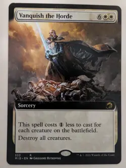 MTG - Vanquish the Horde - MID - R - Ext Art - 333 - Image 1
