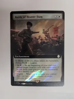 MTG - Battle of Hoover Dam - R - PIP - Ext Art - Surge Foil - 892 - Image 1