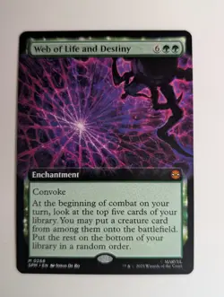 MTG - Web of Life and Destiny - SPM - M - Extended Art - 268 - Image 1