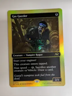 MTG - Gas Guzzler - DFT - R - First Place Foil - 449 - Image 1