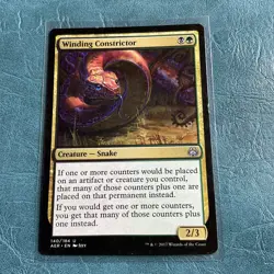 Winding Constrictor Aether Revolt Regular LP MTG - Image 1