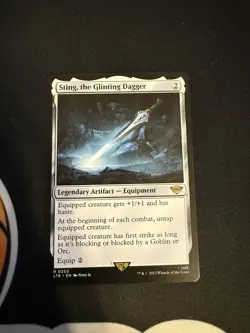 Magic: Lord of the Rings: Sting, the Glinting Dagger #0250 - Image 1