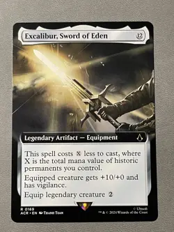 MTG Excalibur Sword of Eden Regular (Extended Art) #0169 ACR Assasins Creed NM - Image 1