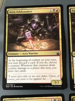 Azra Oddsmaker X4 Battlebond NM Condition See Pics Front Back - Image 5