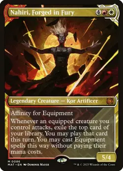 Nahiri, Forged in Fury Showcase M Foil #86 | MOM: The Aftermath MAT | MTG - Image 1