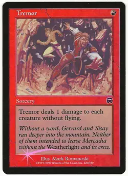 MTG Tremor FOIL Mercadian Masques Common LP - Image 1