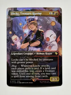 Magic - Locke, Treasure Hunter Borderless Chocobo Track Foil Final Fantasy MTG - Image 2