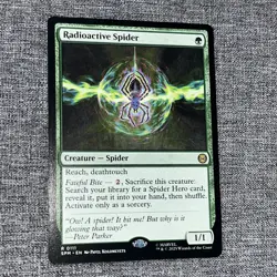 MTG Radioactive Spider 0111 Regular Marvel's Spider-Man NM/M SPM - Image 1