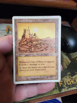 6th Edition MTG 1 City of Brass Magic - Image 1