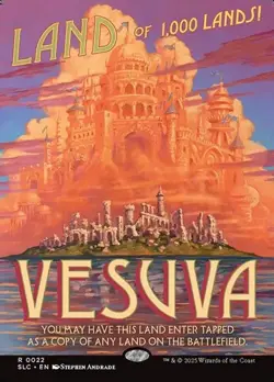 Vesuva - Extended Art SLD NM MTG - Image 1