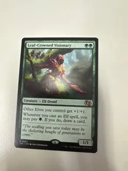 MTG Foundations: Jumpstart - Leaf-Crowned Visionary - Image 1