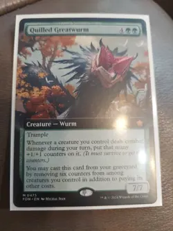 Quilled Greatwurm (Extended Art) Foundations Regular - Image 1