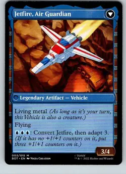 Jetfire, Ingenious Scientist - BOT - Transformers - Mythic - NM - MTG - Image 2