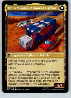 Ultra Magnus, Tactician - BOT - Transformers - Mythic - NM - MTG - Image 2