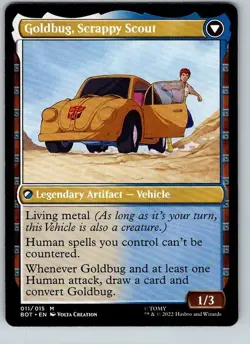 Goldbug, Humanity’s Ally - BOT - Transformers - Mythic - NM - MTG - Image 2