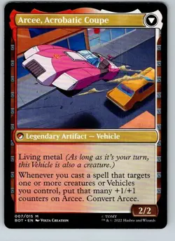 Arcee, Sharpshooter - BOT - Transformers - Mythic - NM - MTG - Image 2
