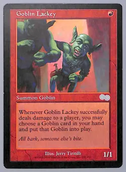 Goblin Lackey - 190 - Urza's Saga (USG) MTG - Image 1