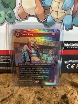 Gwen Stacy (0202) (Borderless) Marvel's Spider-Man Foil Near Mint-Mint Condition - Image 1