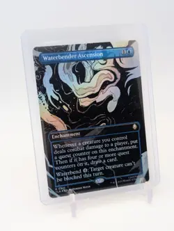 MTG - Waterbender Ascension - FOIL Borderless #310 Avatar: The Last Airbender NM - Image 1